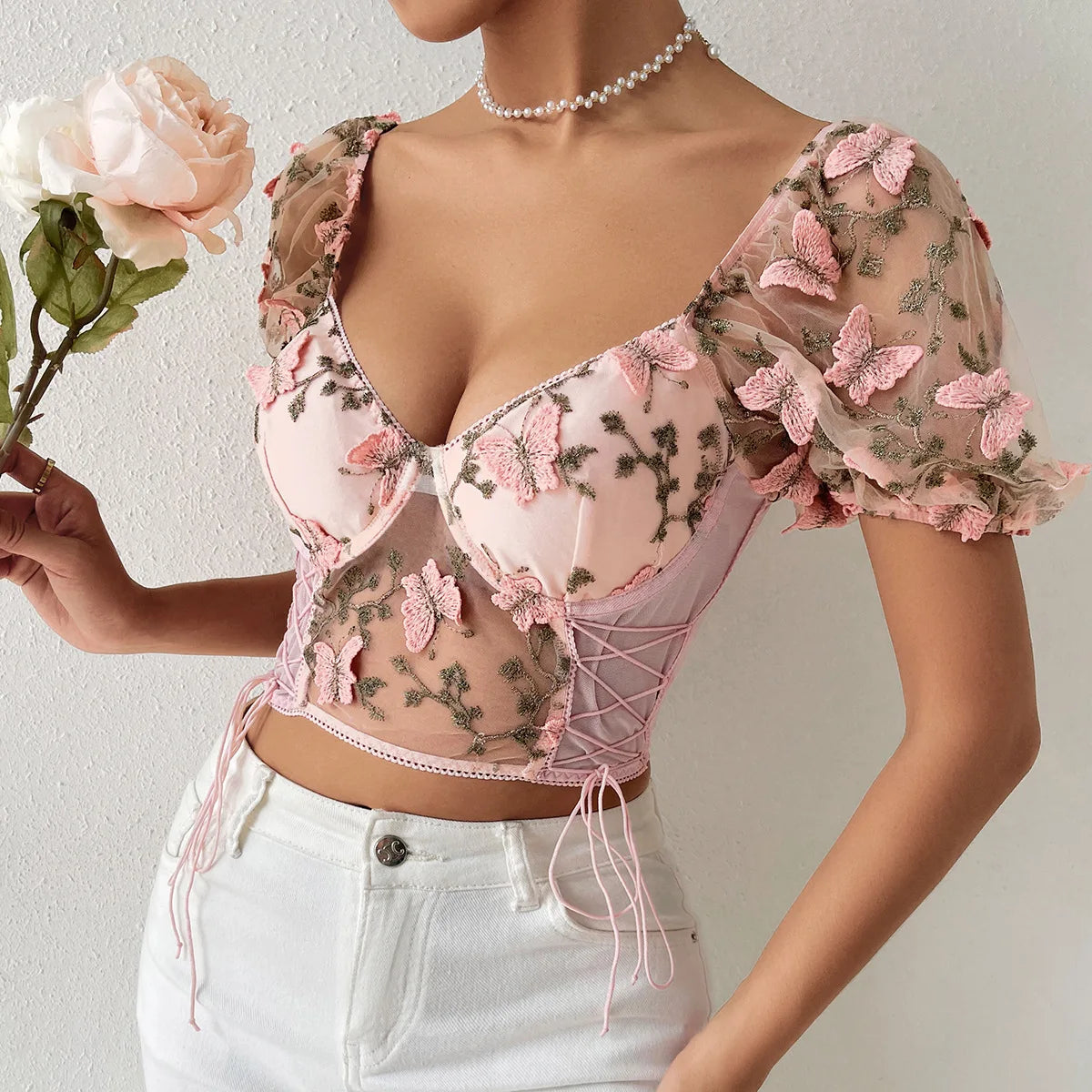 Puffed Sleeve Top