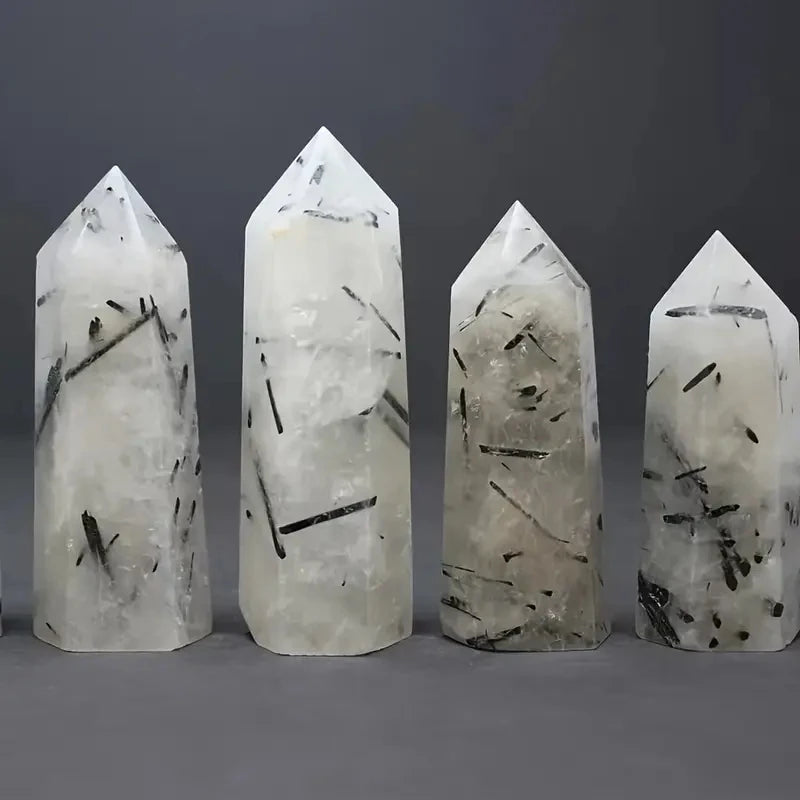 Tourmaline Quartz Crystal Tower 1 PC