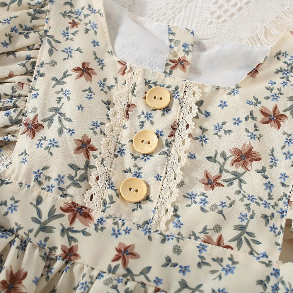 Flower Ruffles Dress