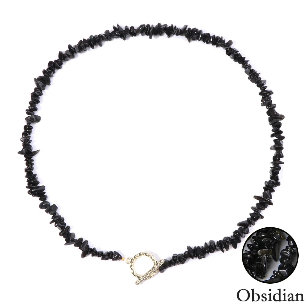 Healing Throat Chakra and Protective Crystal Necklaces