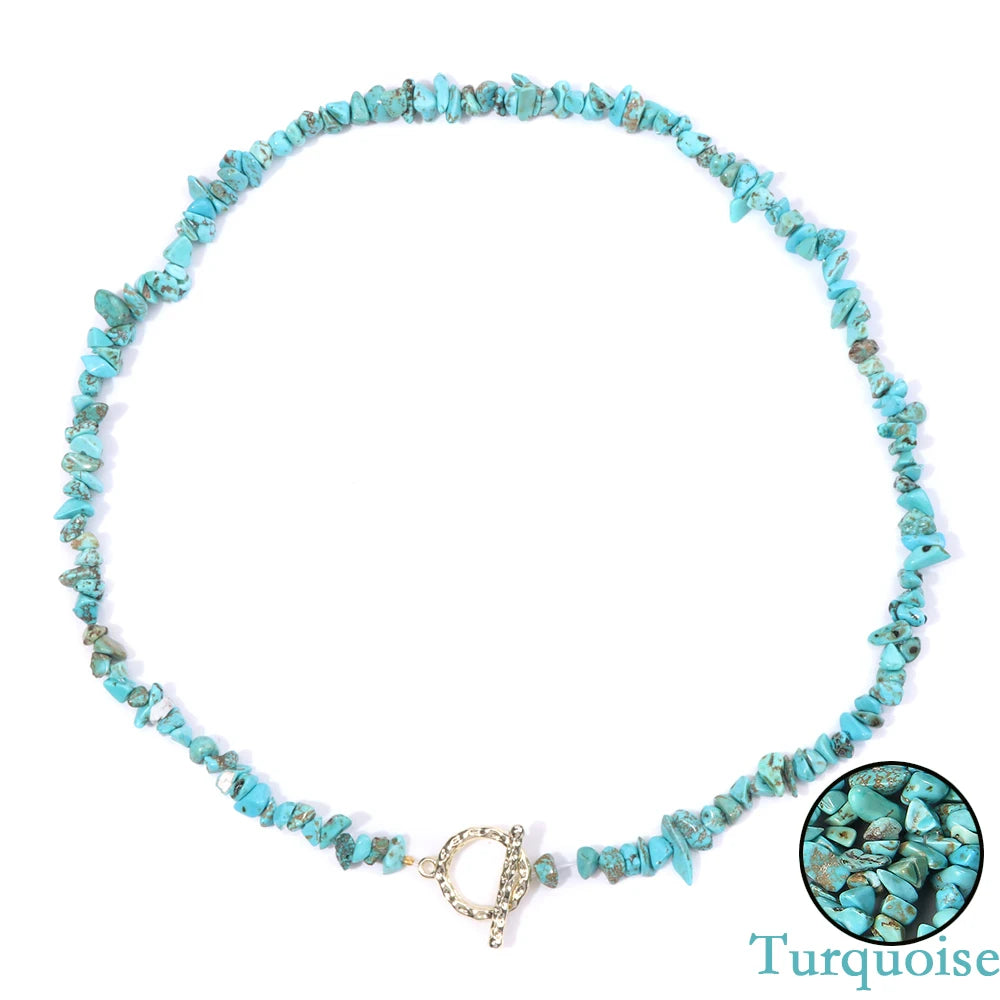 Healing Throat Chakra and Protective Crystal Necklaces