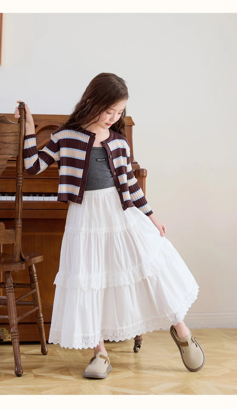 Teenage Ruched Frill Skirt