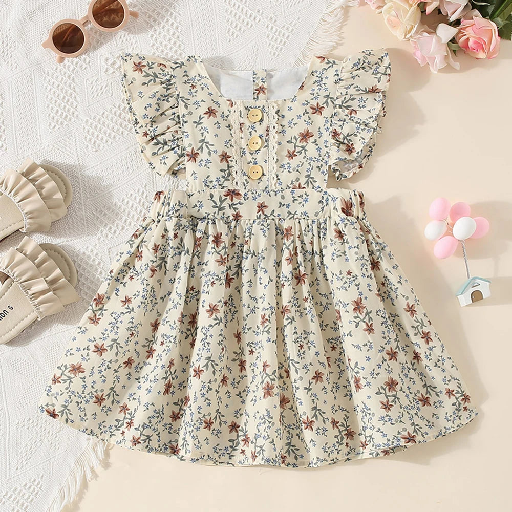 Flower Ruffles Dress