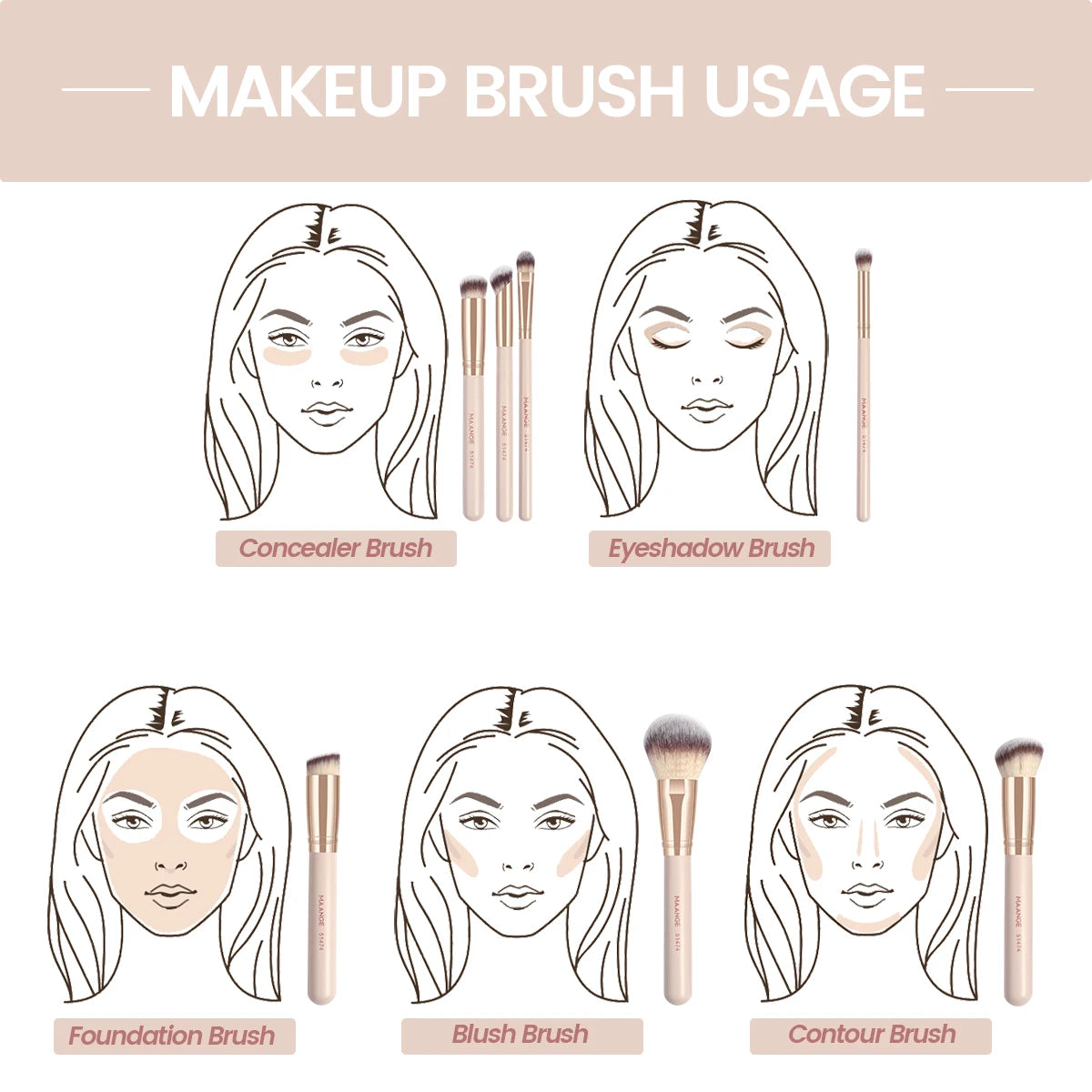 Makeup Brush Set