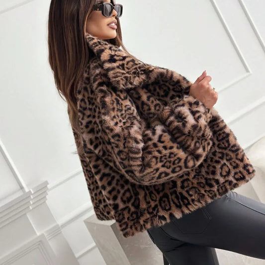 Autumn Leopard Coat
