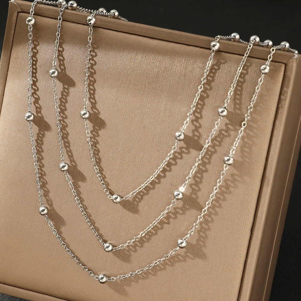 Layered Bead Necklace