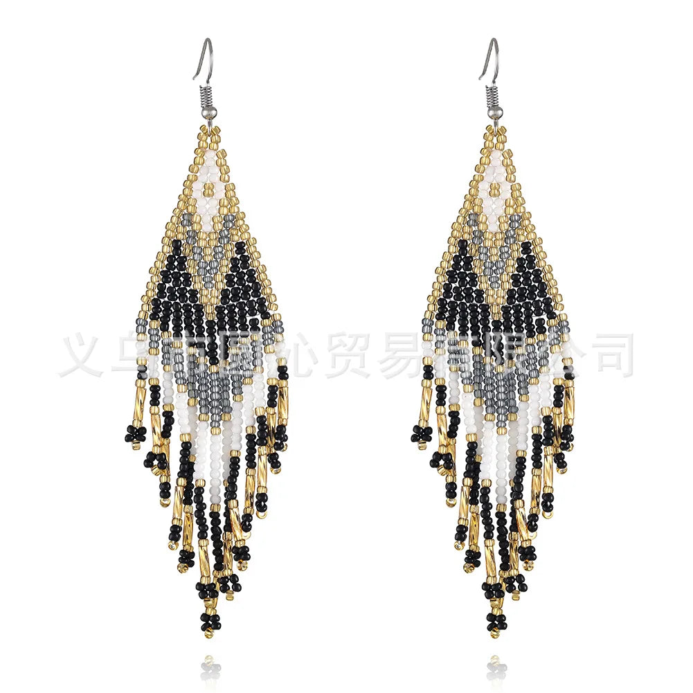 Handwoven Swallowtail Earrings