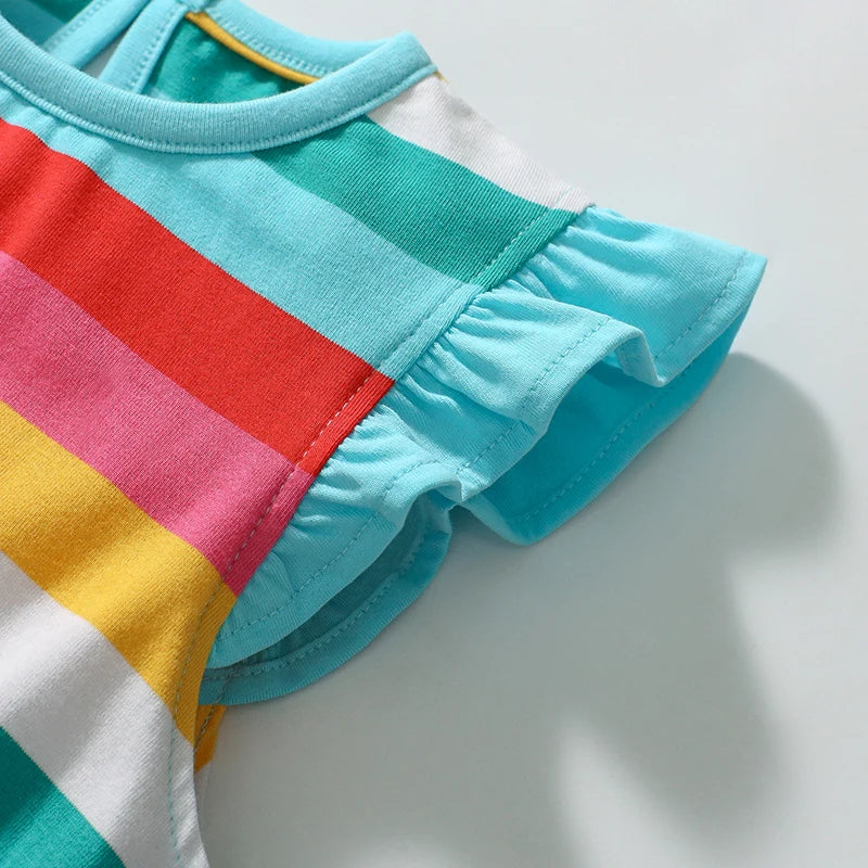 Rainbow Striped Dress!