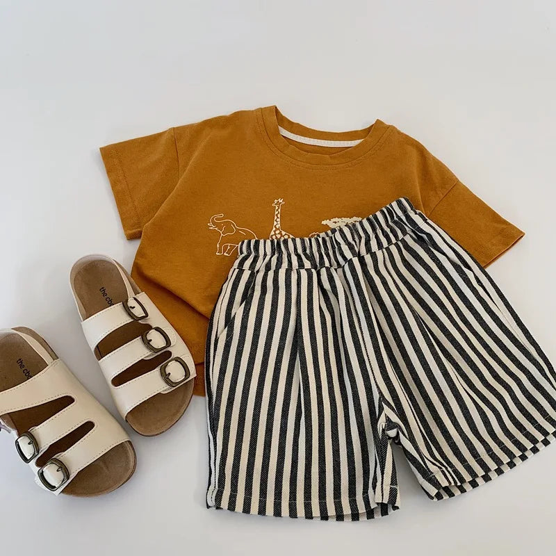 Striped Vintage Shorts