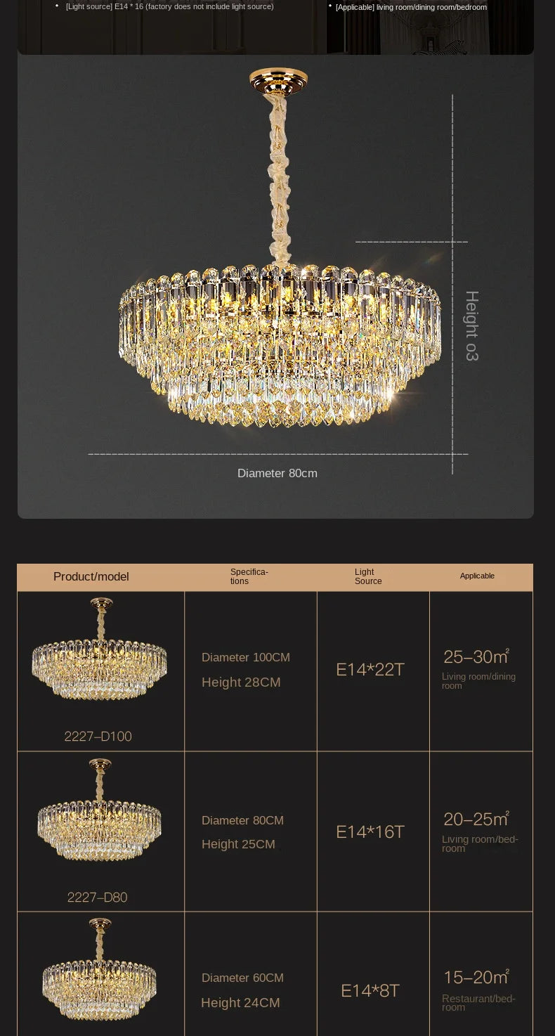 Luxury Crystal Chandelier