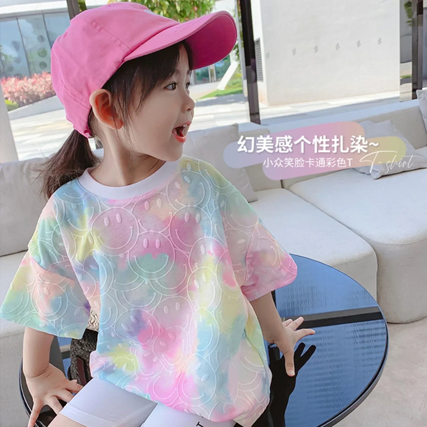 Tie Dye Smiley Top!