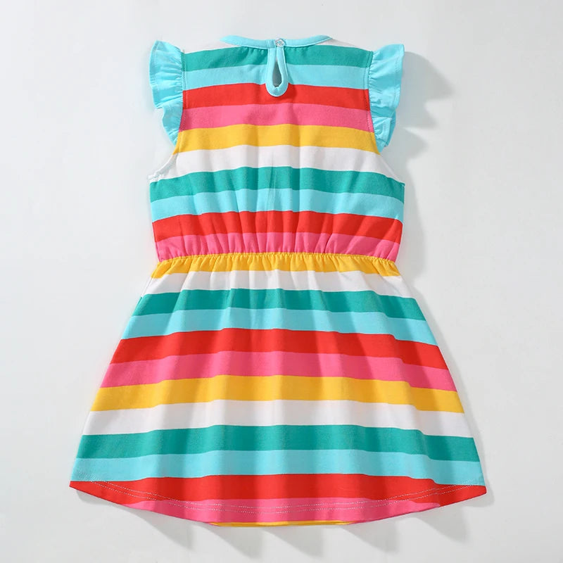 Rainbow Striped Dress!
