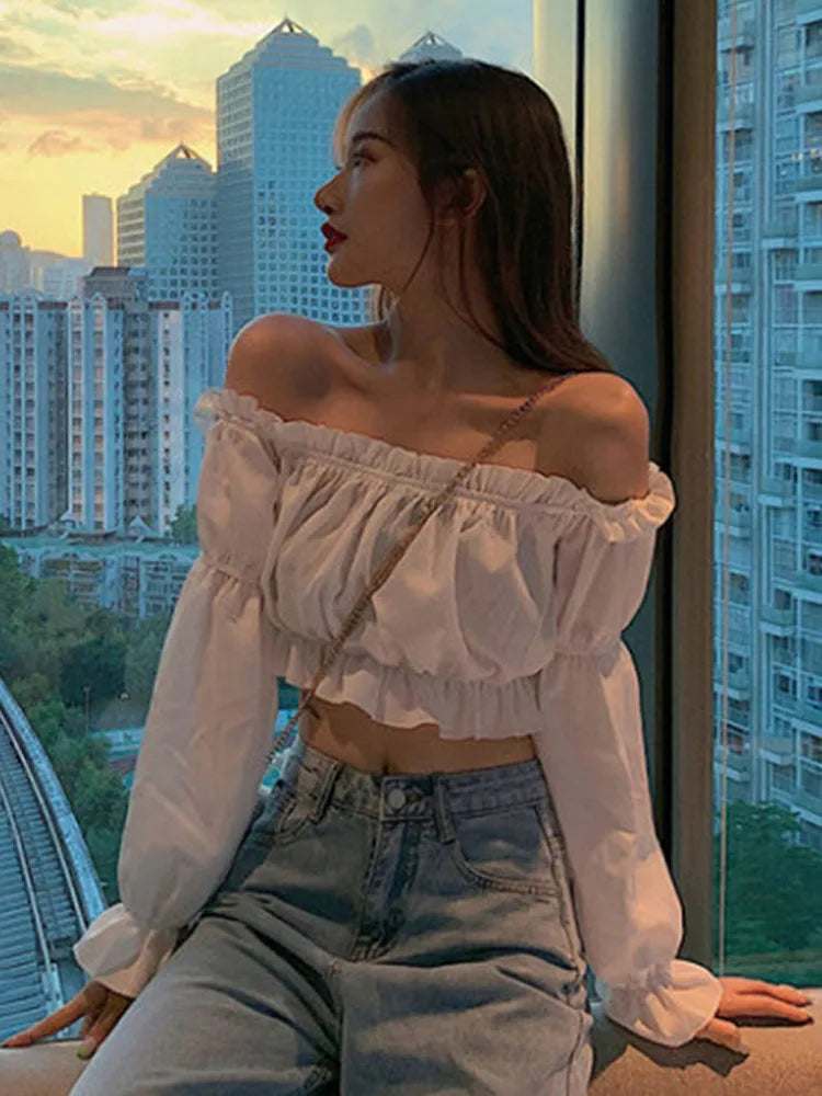 Ruffle Crop Top