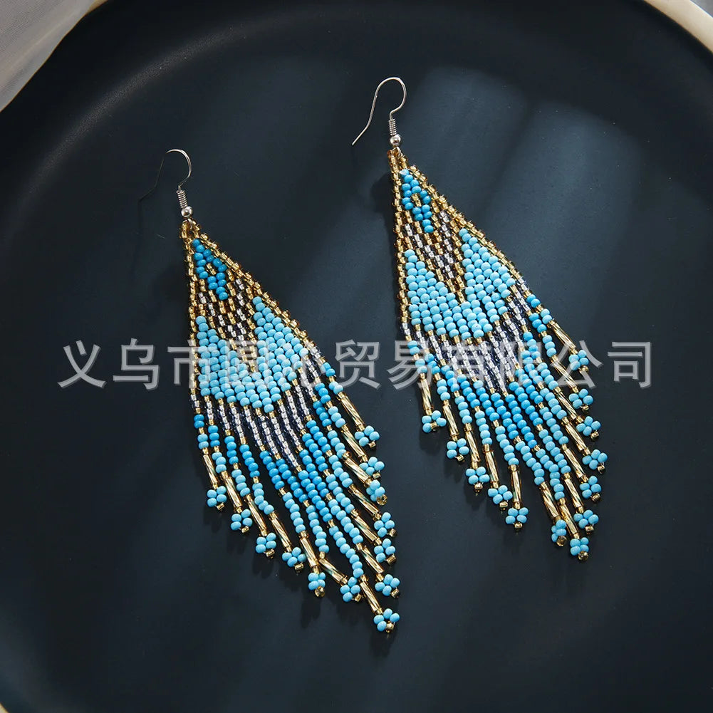 Handwoven Swallowtail Earrings
