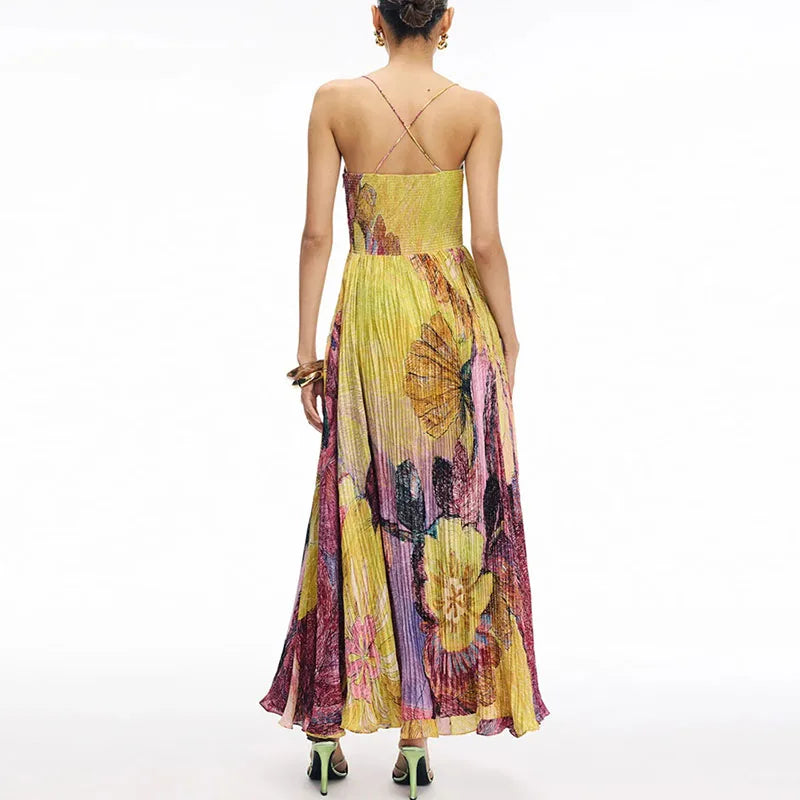 Elegant Pleated Dress