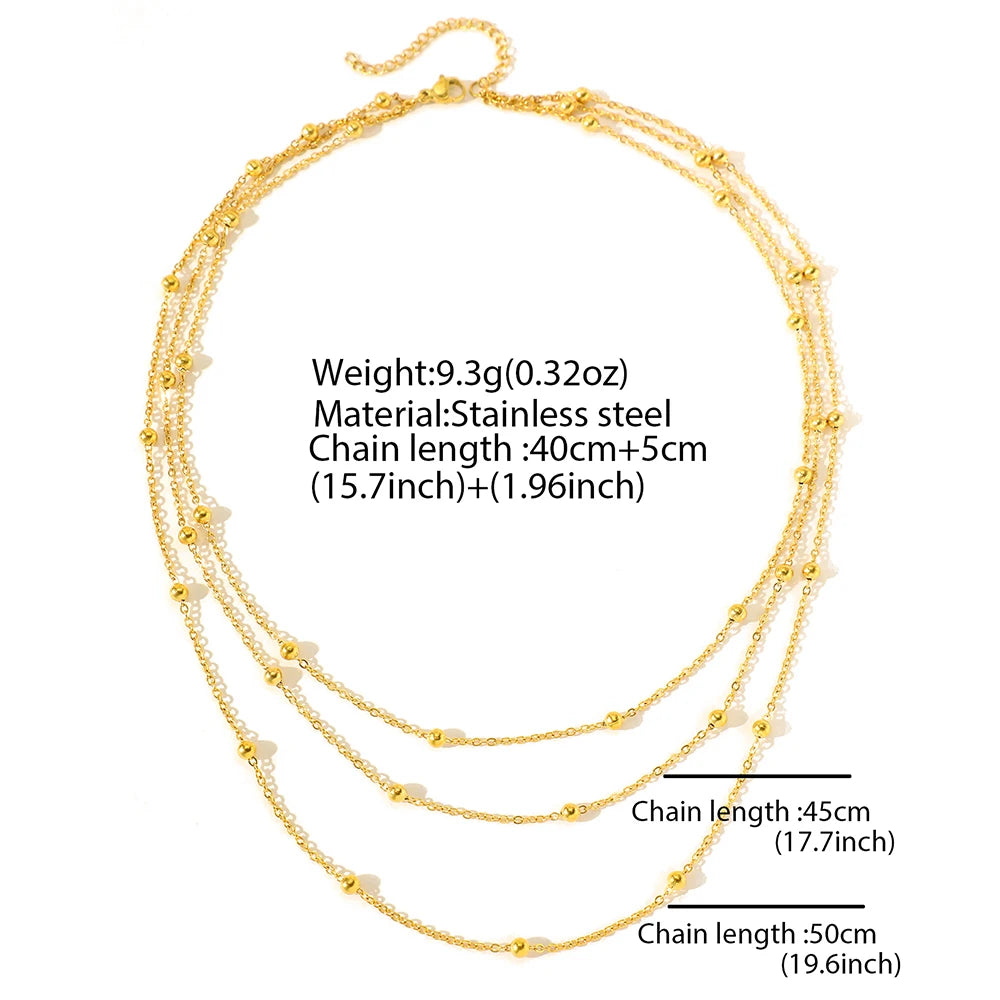 Layered Bead Necklace