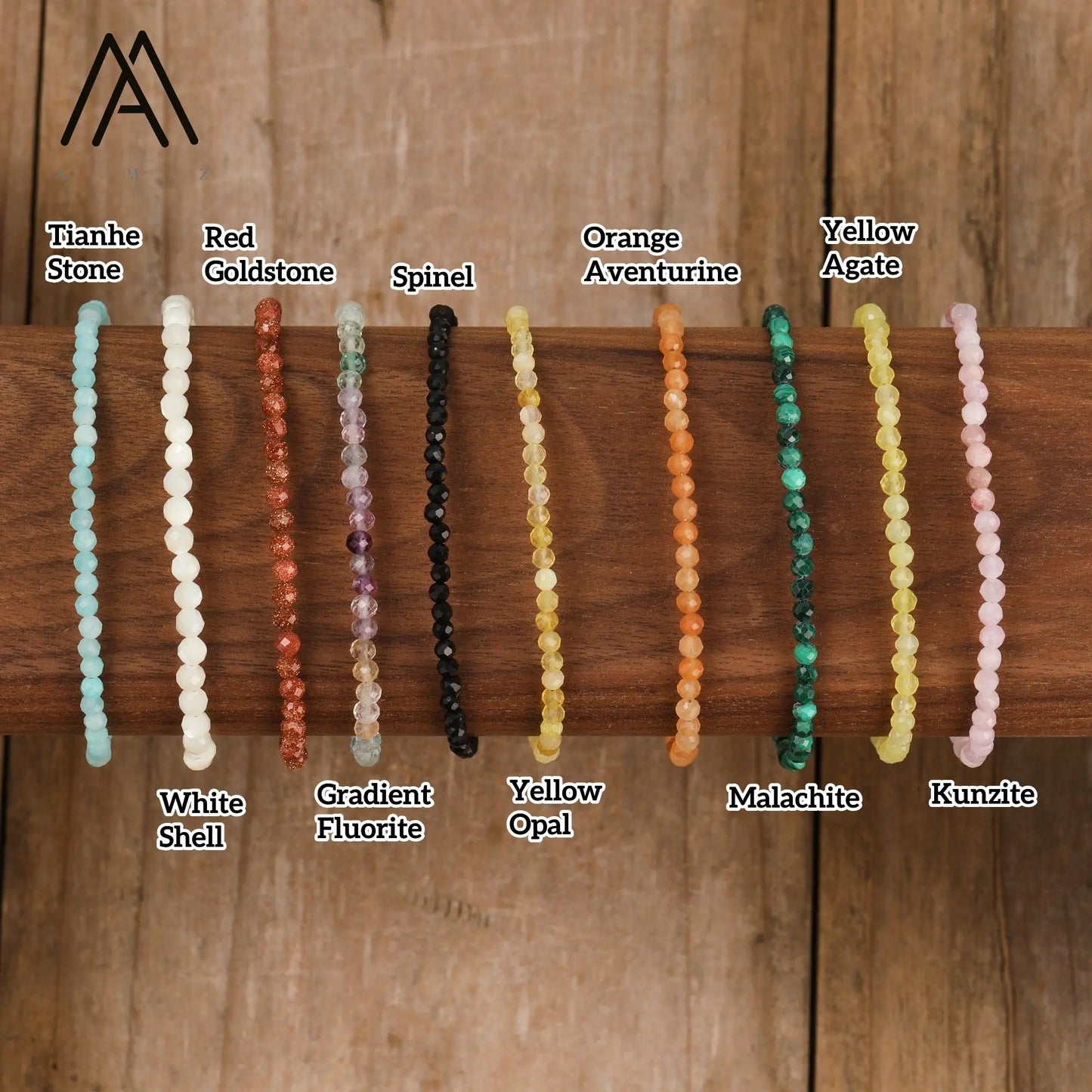 Various Real Crystal Bracelets