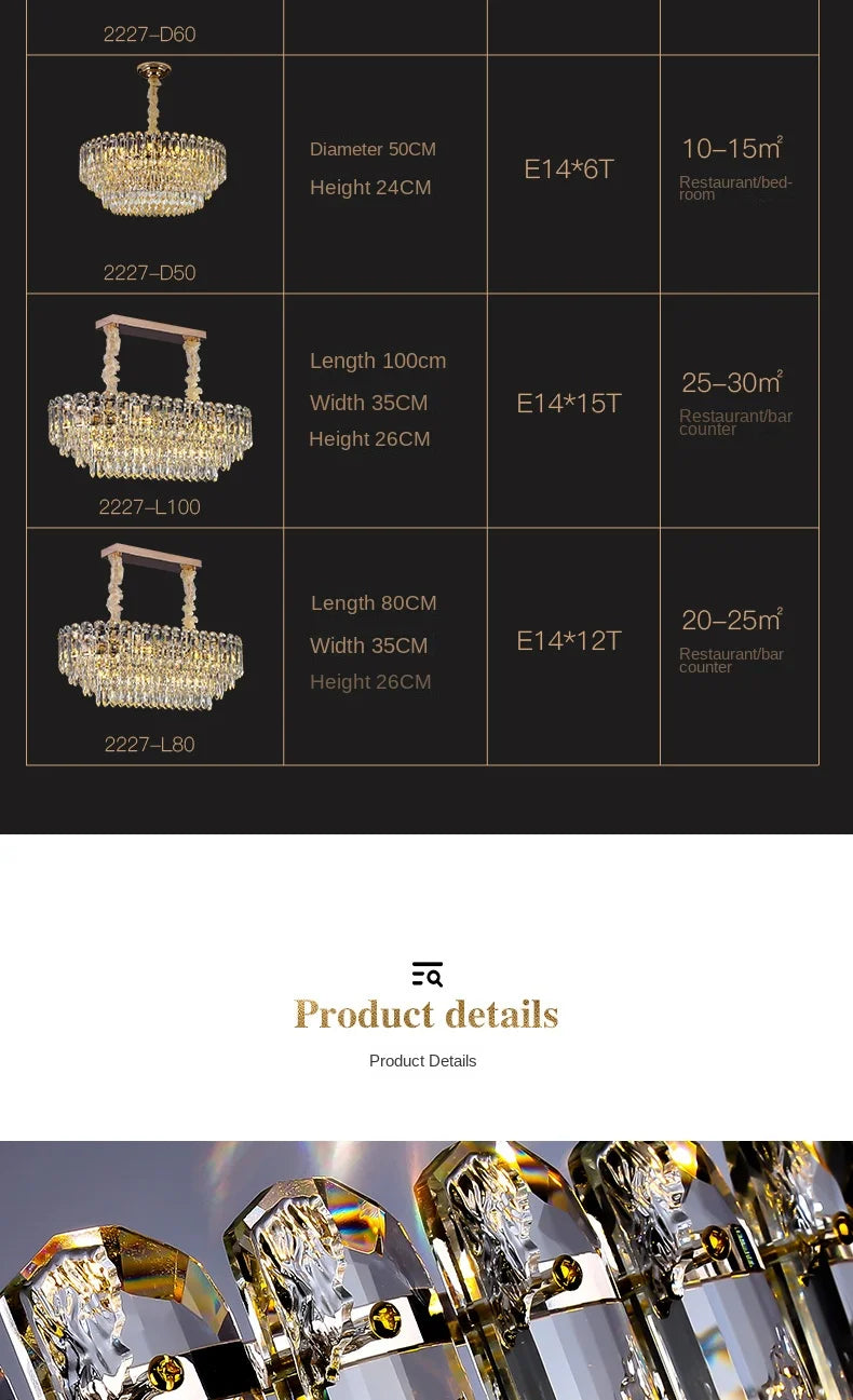 Luxury Crystal Chandelier