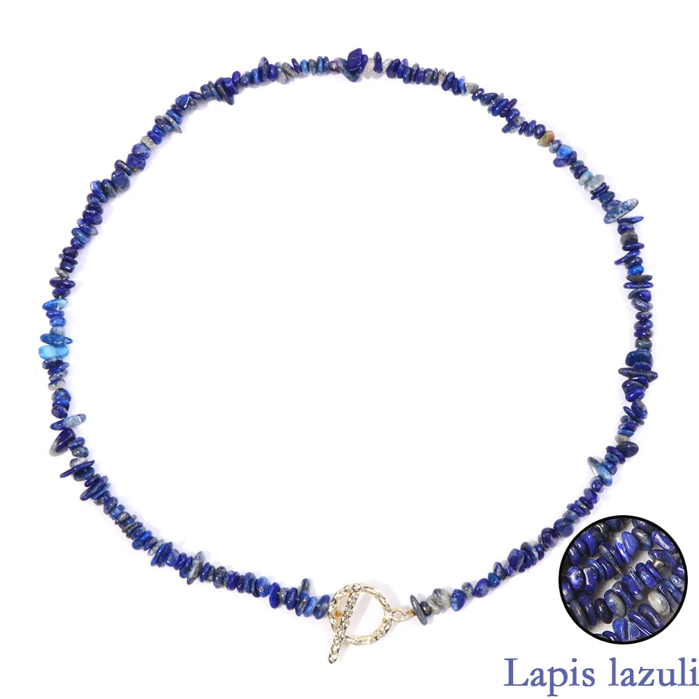 Healing Throat Chakra and Protective Crystal Necklaces