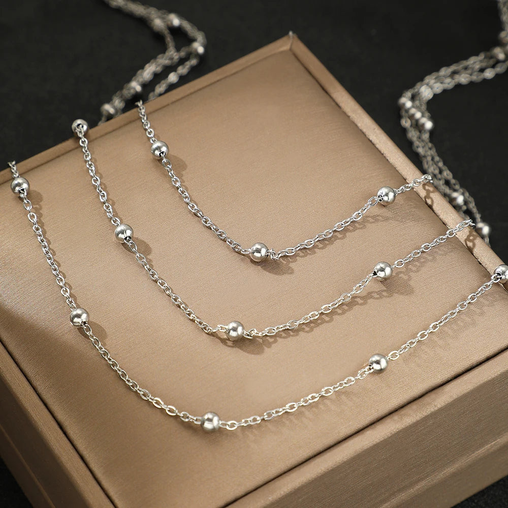 Layered Bead Necklace