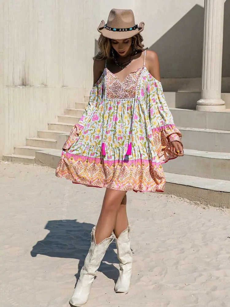 Mini Rayon Dress