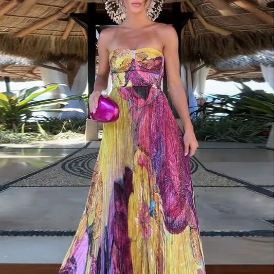 Elegant Pleated Dress