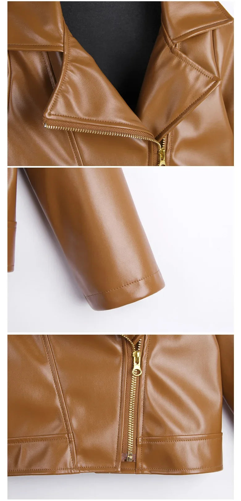Boy's Faux Leather Jacket