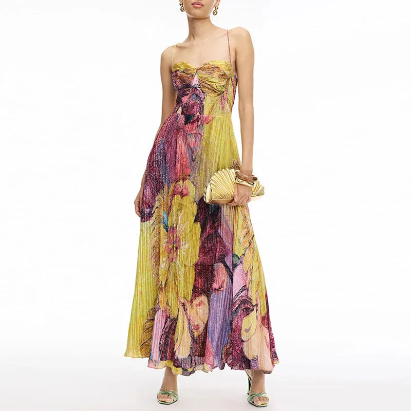 Elegant Pleated Dress