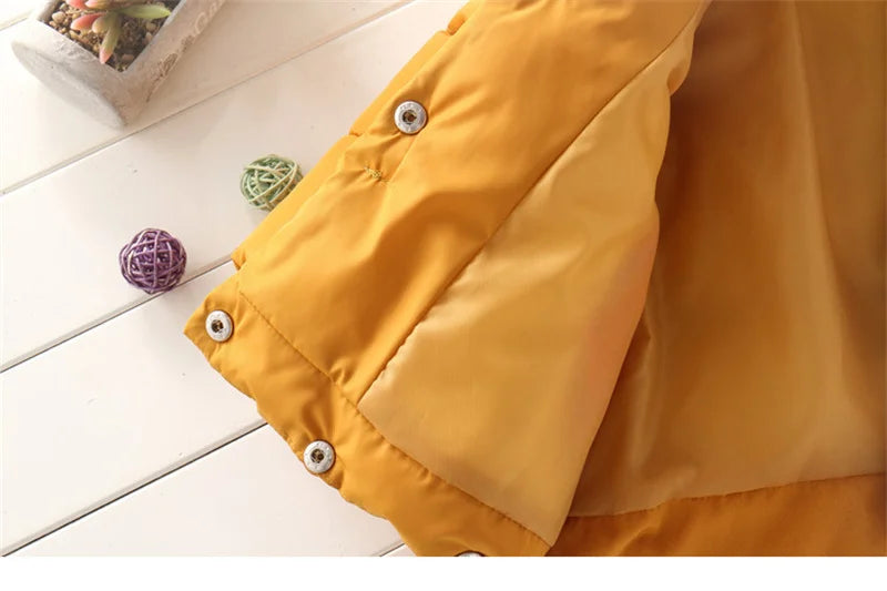 Hooded Fur Kid's Coat