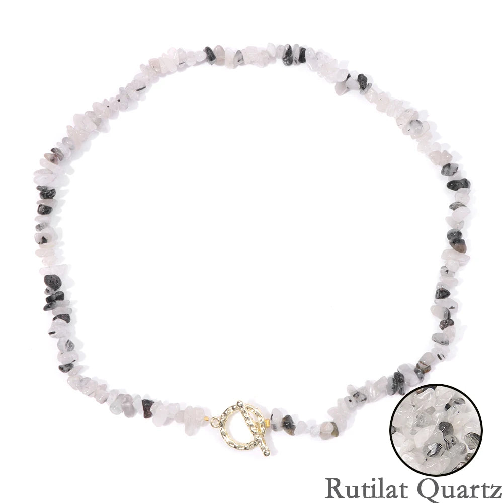 Healing Throat Chakra and Protective Crystal Necklaces