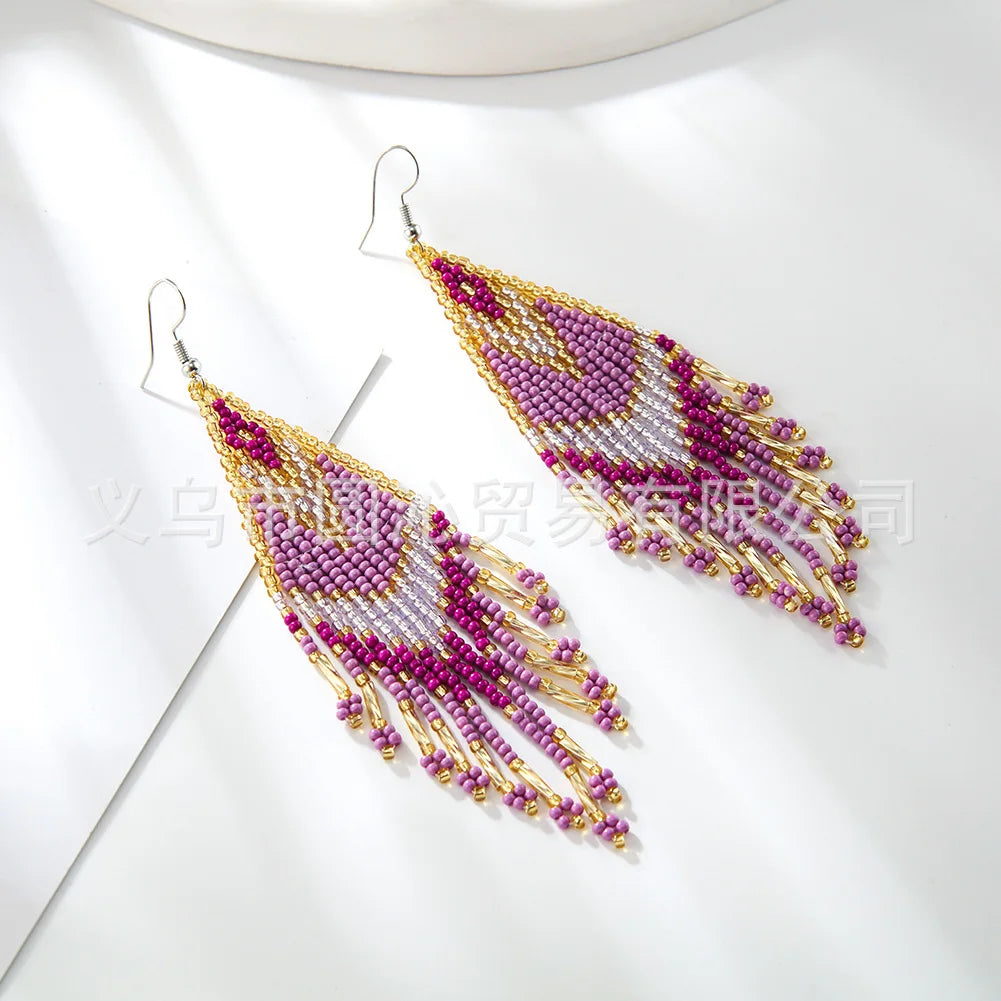Handwoven Swallowtail Earrings