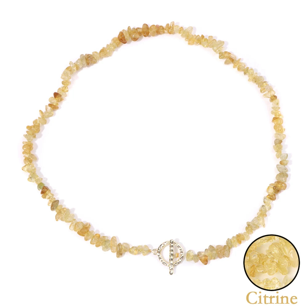 Healing Throat Chakra and Protective Crystal Necklaces