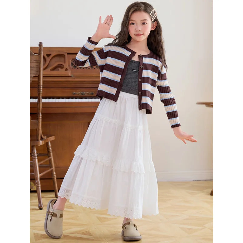 Teenage Ruched Frill Skirt