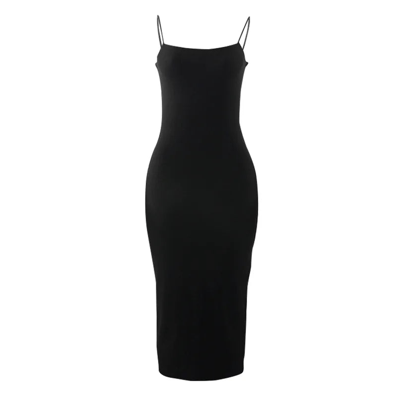 Body Con Spaghetti Dress