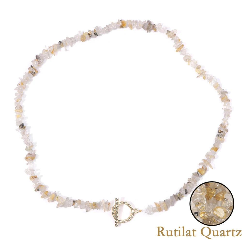 Healing Throat Chakra and Protective Crystal Necklaces