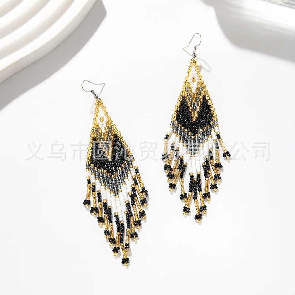 Handwoven Swallowtail Earrings