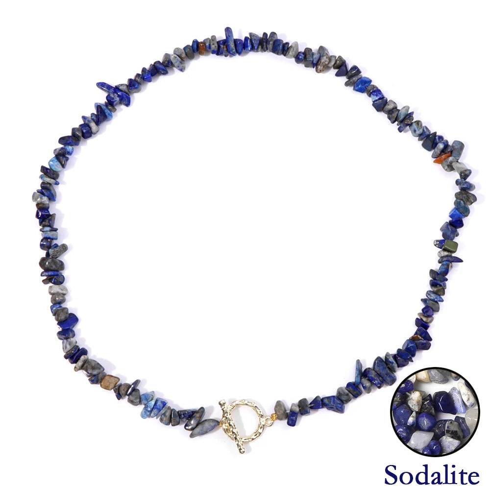 Healing Throat Chakra and Protective Crystal Necklaces
