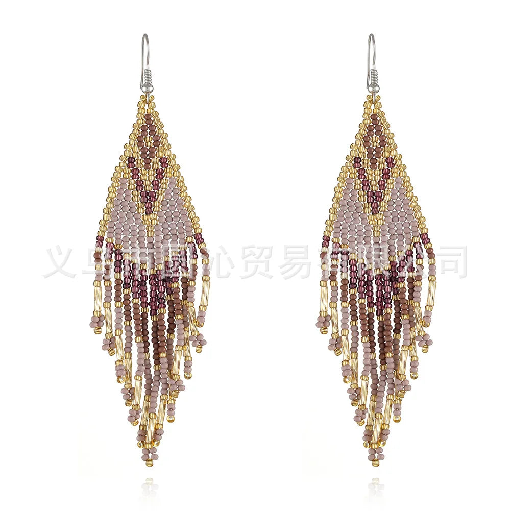 Handwoven Swallowtail Earrings