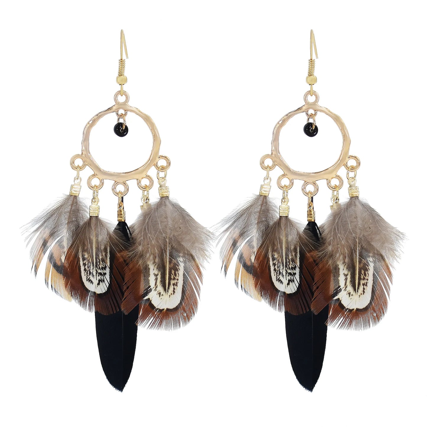 Feather Boho Earrings