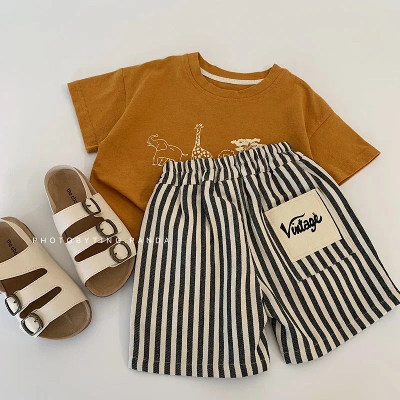 Striped Vintage Shorts