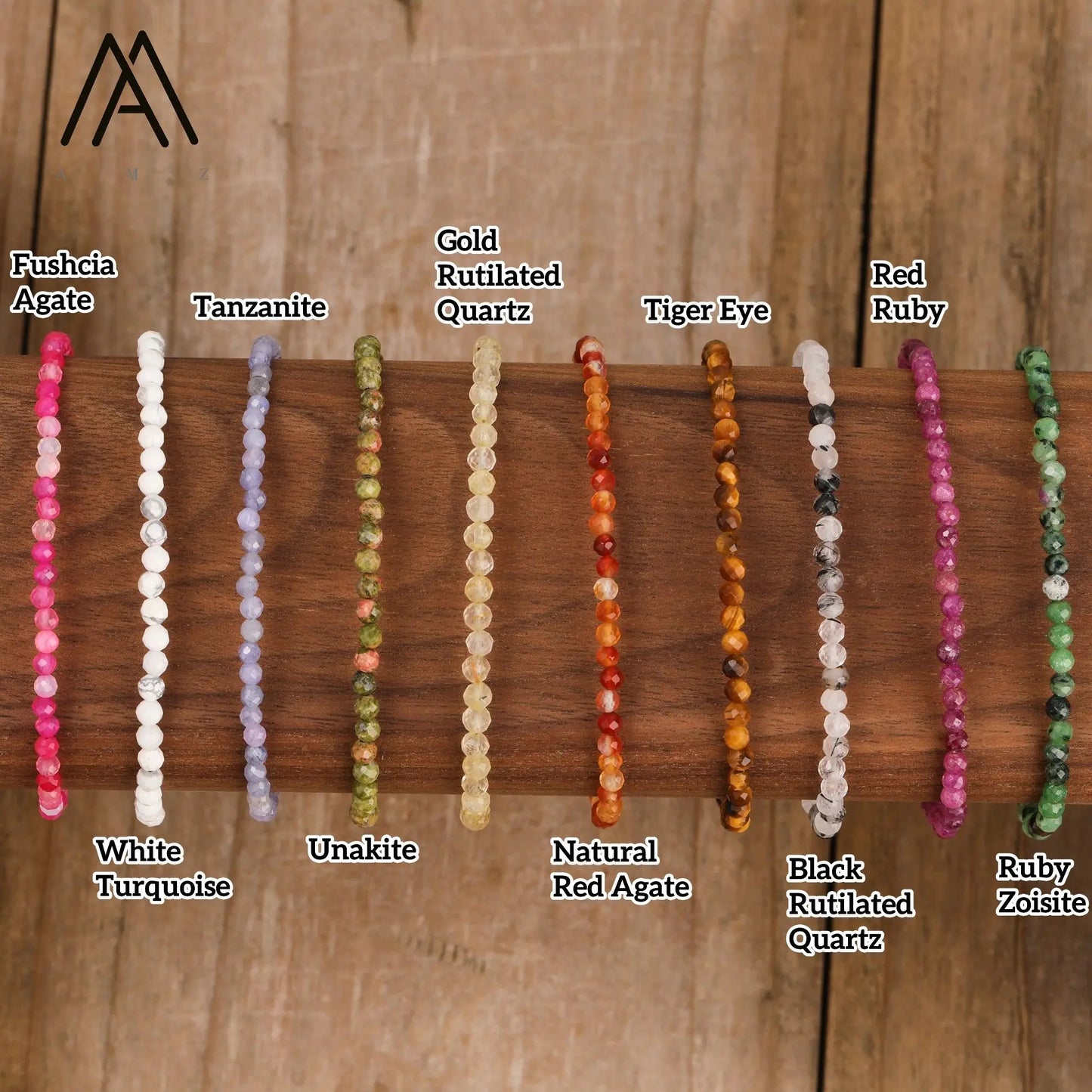 Various Real Crystal Bracelets