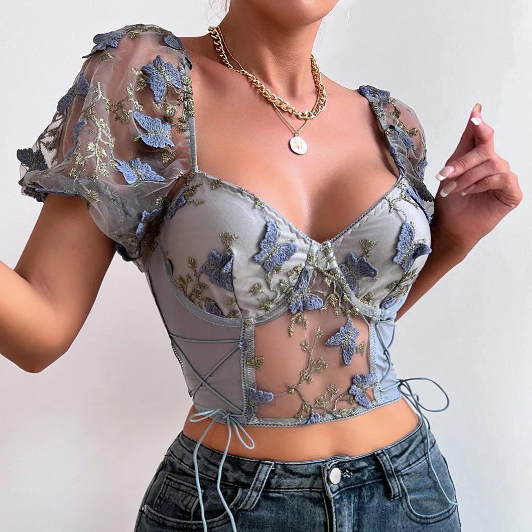 Puffed Sleeve Top