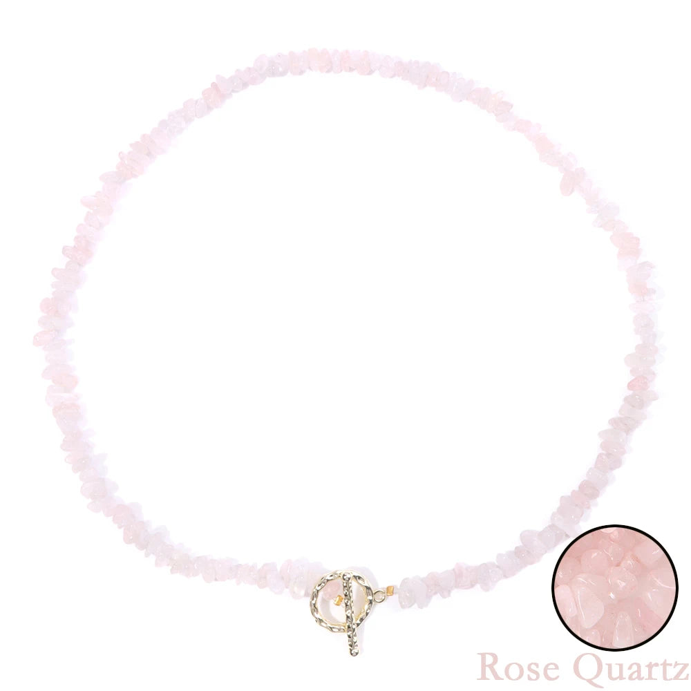 Healing Throat Chakra and Protective Crystal Necklaces