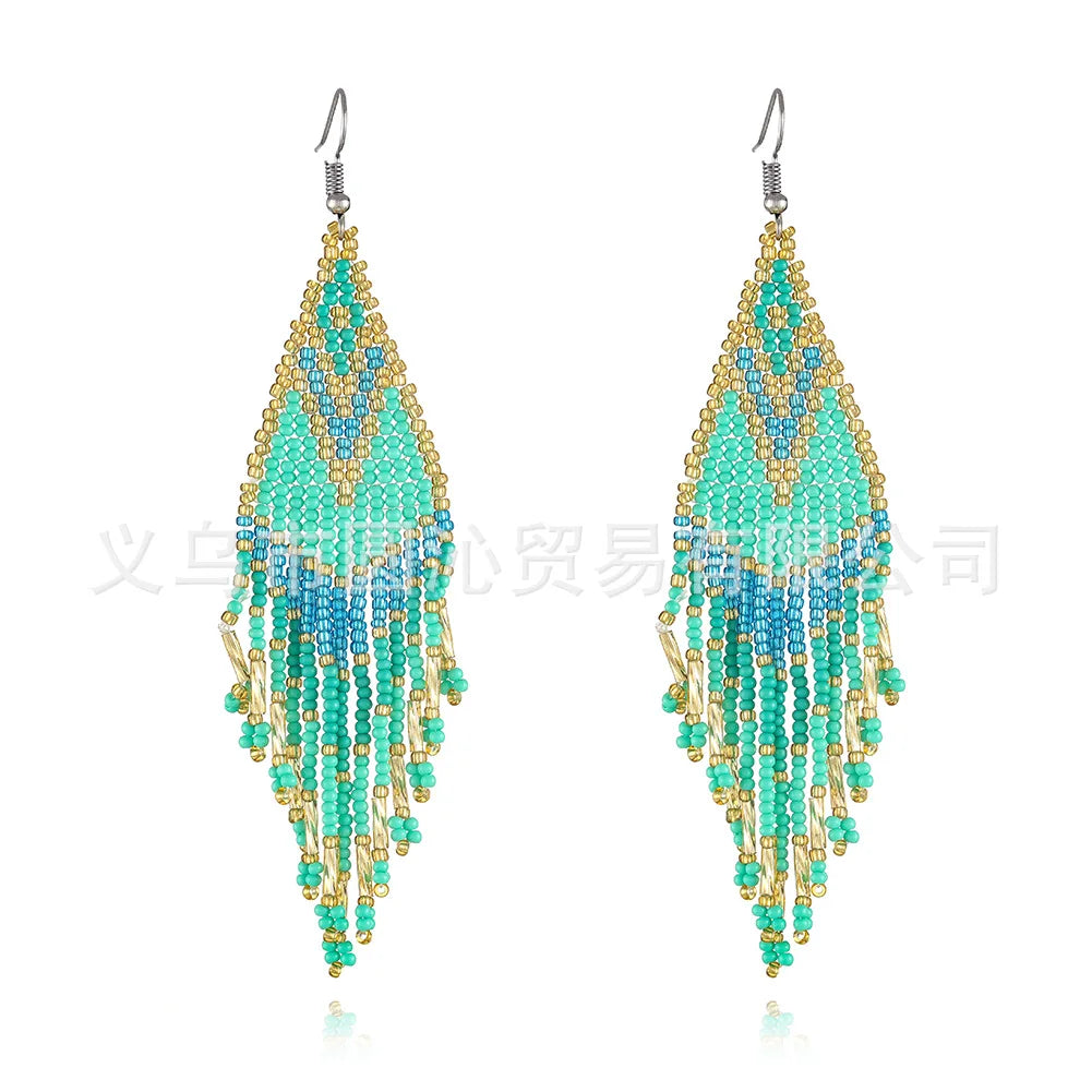 Handwoven Swallowtail Earrings