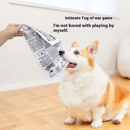 Dog's Newspaper Toy