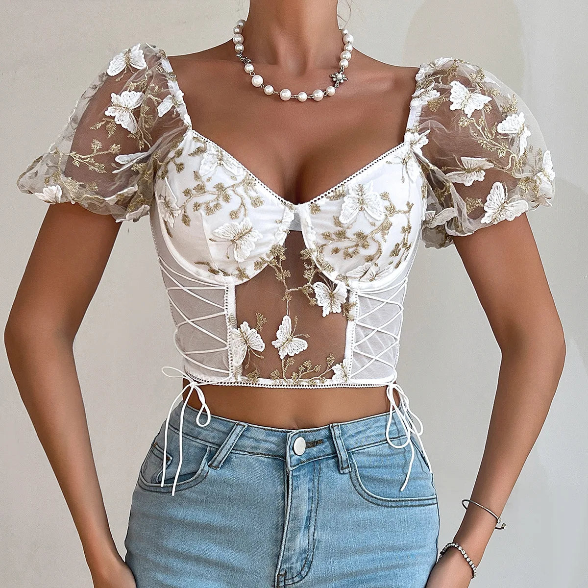 Puffed Sleeve Top