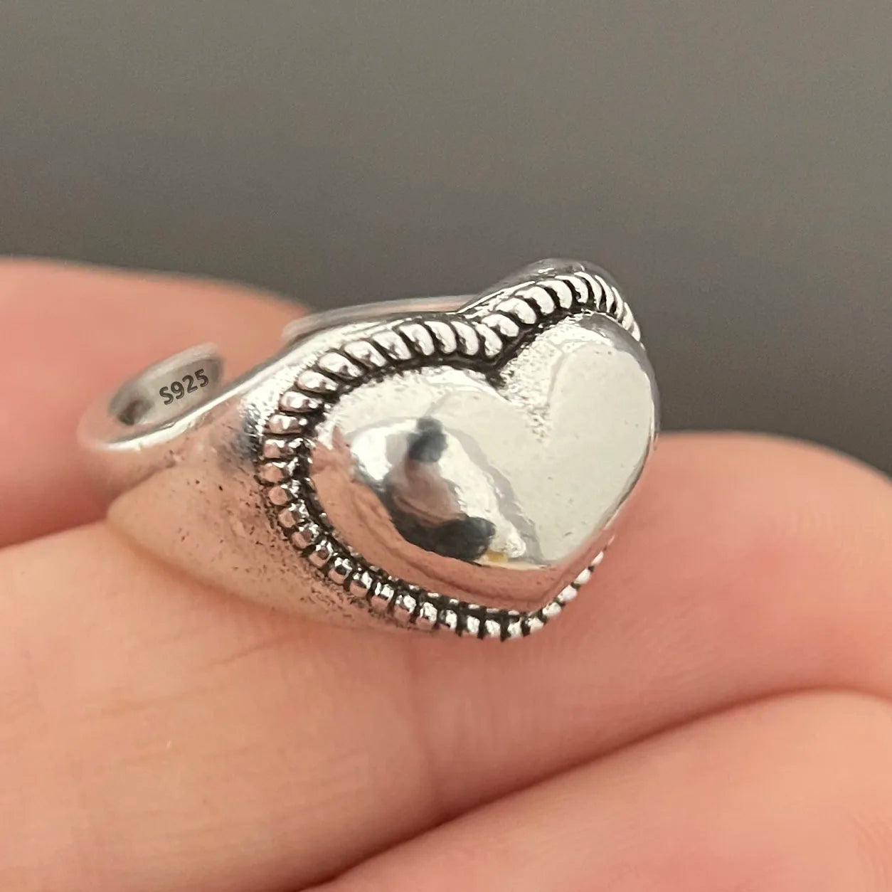 Flower Silver Ring