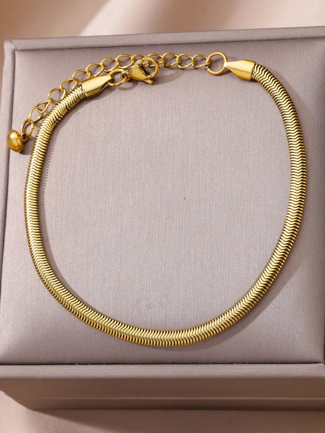 Waterproof Stainless Steel Anklets