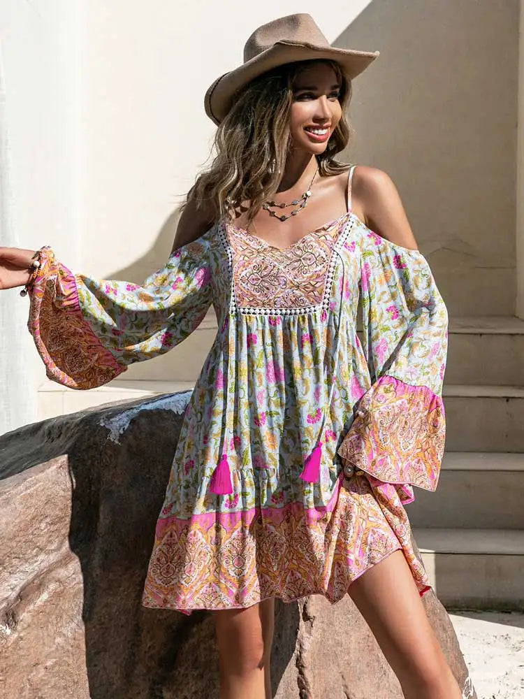 Mini Rayon Dress