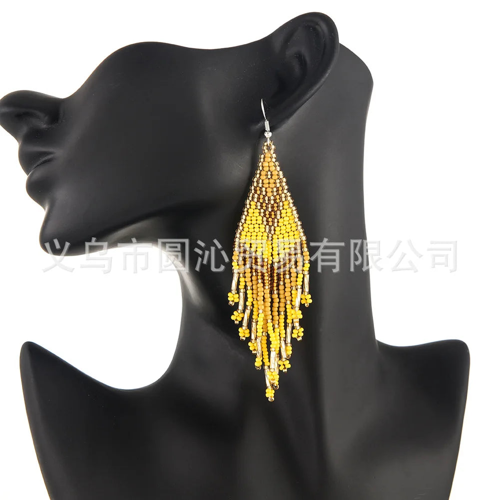 Handwoven Swallowtail Earrings